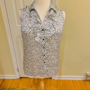Sale 🌷 Tahari Black & White Top Great for Zoom
